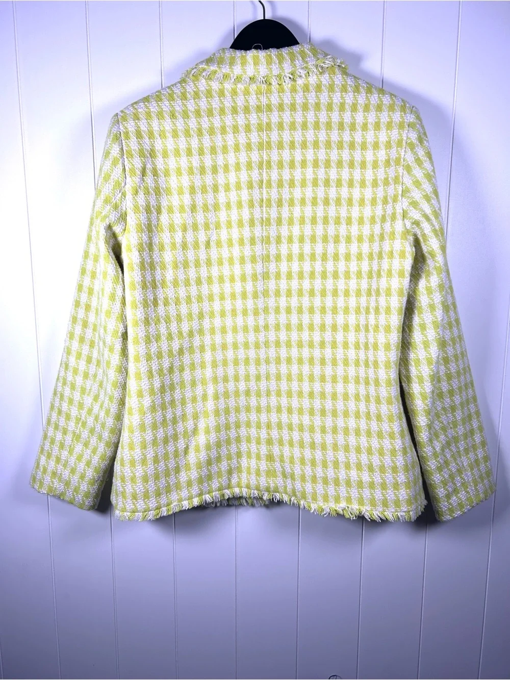 Nanette Lepore Yellow Blazer Jacket Size Large - Picture 4 of 11